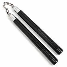 Grooved Handle Nunchucks – Training