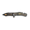 Spider Skull Pocket Knife