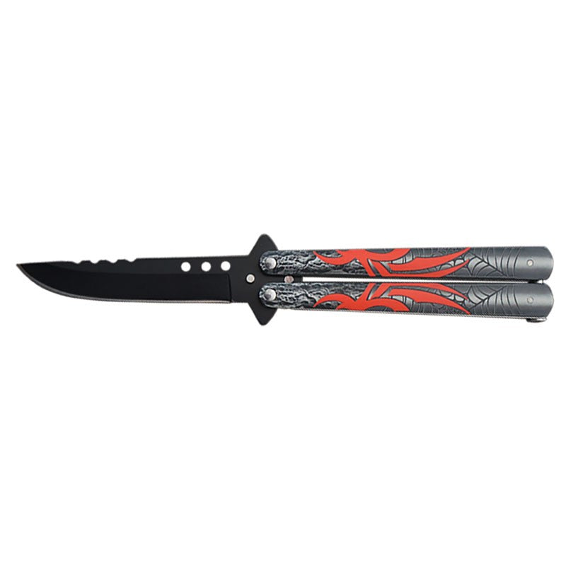 MagaRangerSpider Butterfly Knife – Striking Red Finish with Intricate Web DesignSpider Butterfly Knife - Red
Upgrade your gear with this beautiful and effective Spider Butterfly Knife(Striking Red Finish with Intricate Web Design and Smooth PerfSpider Butterfly Knife – Striking Red Finish