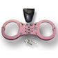 MagaRangerSteel Hinged Handcuffs – Durable Pink Finish with Secure and Reliable Steel hinged double locking hand cuffs. The hinges are sturdier and give extra control.Steel Hinged Handcuffs – Durable Pink Finish