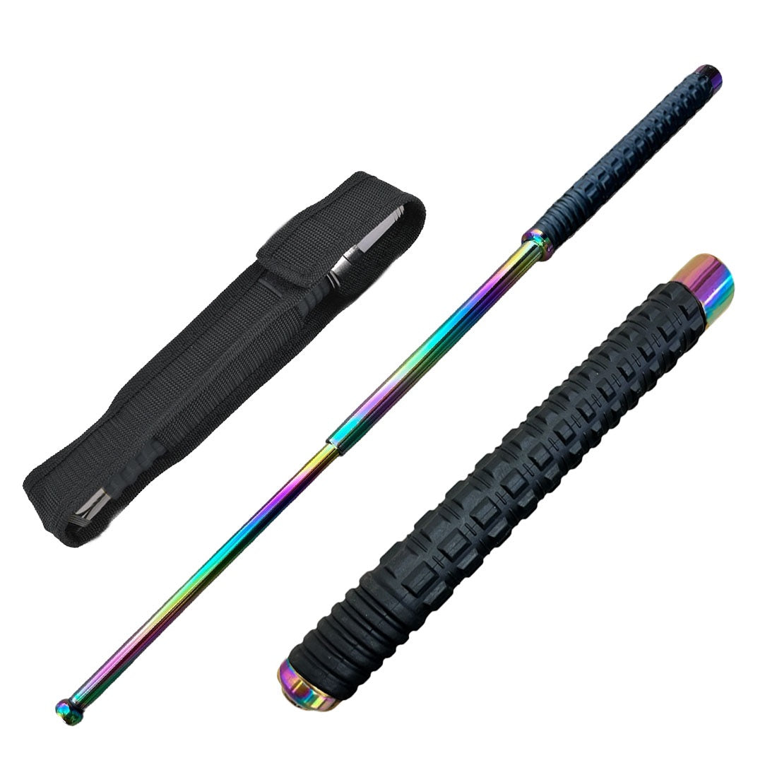 MagaRangerRainbow Expandable Baton (26 Inch)26 Inch Rainbow Tactical Expandable Baton – Bold Protection with a Stunning Finish
Stand out with the 26 Inch Rainbow Tactical Expandable Baton, a perfect blend of sRainbow Expandable Baton (26 Inch)