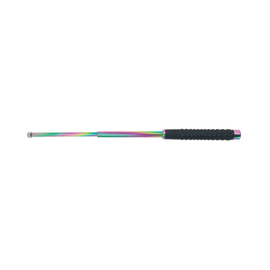 MagaRangerRainbow Titanium Expandable Baton (21 Inch)Rainbow Titanium Expandable Baton – Style Meets Strength for Personal Protection
Make a bold statement with the Rainbow Titanium Expandable Baton, a unique blend of Rainbow Titanium Expandable Baton (21 Inch)