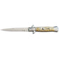 Dragon Grip Stiletto Switchblade Knife - Gold Dragon